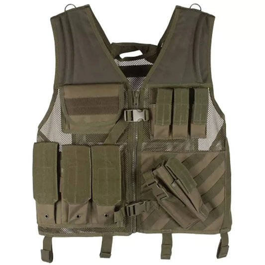 Big & Tall Assault Cross Draw Vest Olive Drab 2Xl/3Xl Fox Outdoor