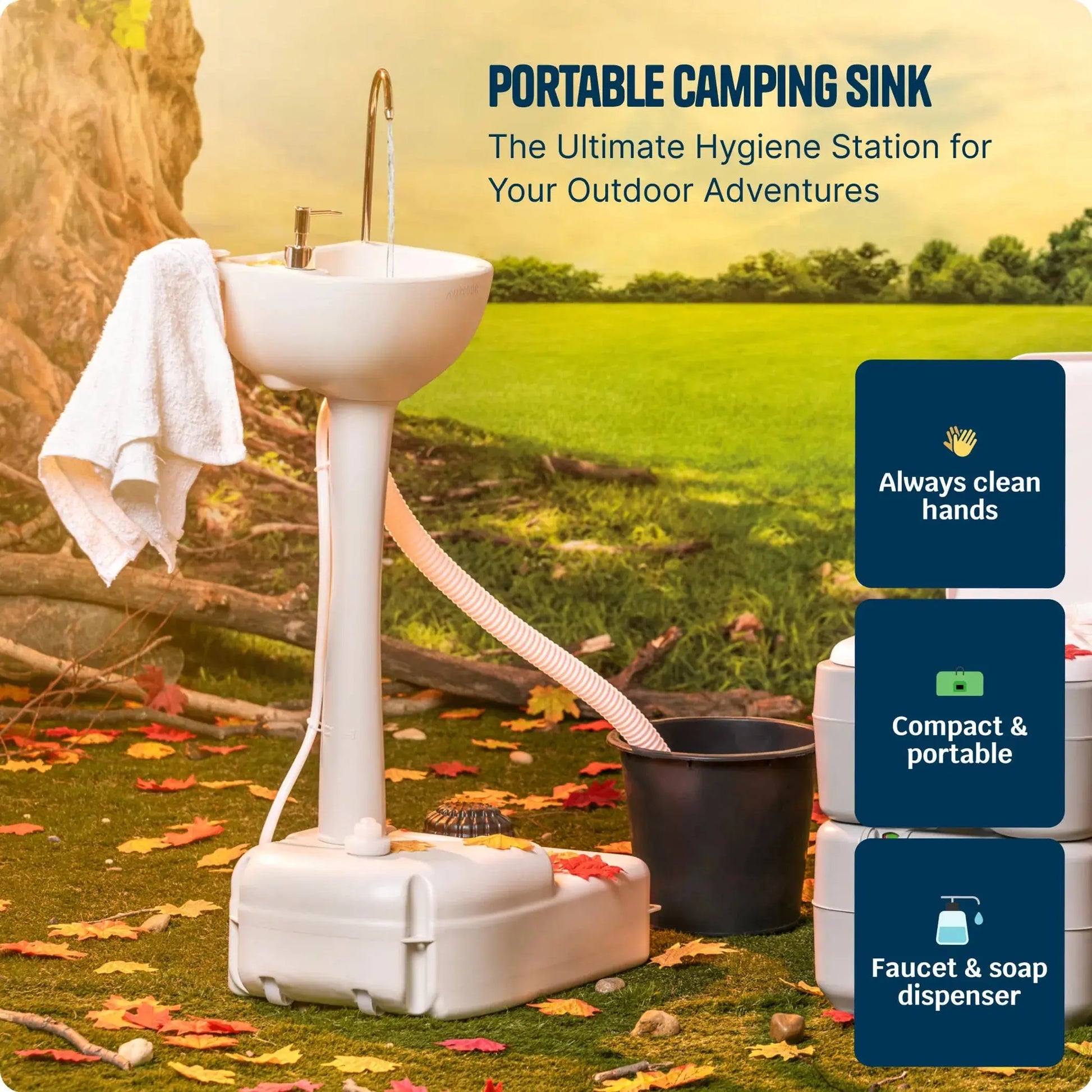 Alpcour Portable Camping Sink North Stiles Group