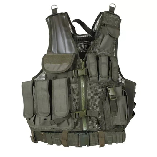 Big & Tall Mach 1 Tactical Vest - Olive Drab Fox Outdoor