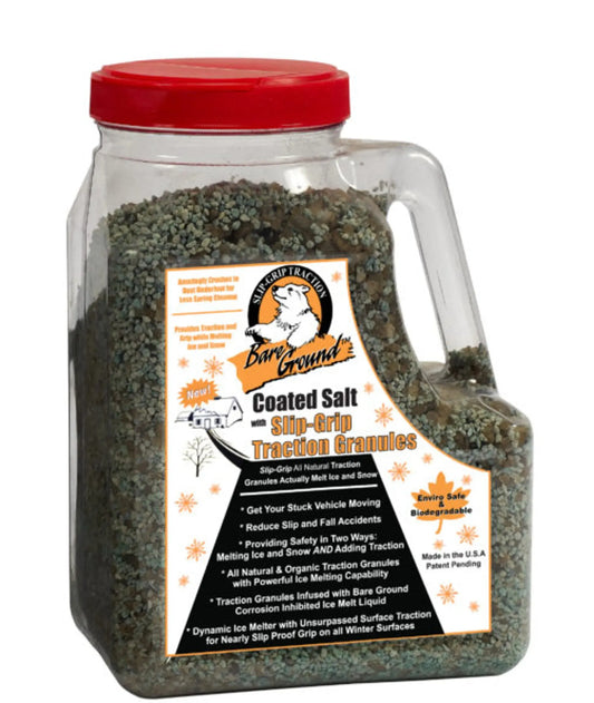 12lb Jug of Bare Ground Coated Granular Ice Melt w/ Infused Traction Granules Bare Ground