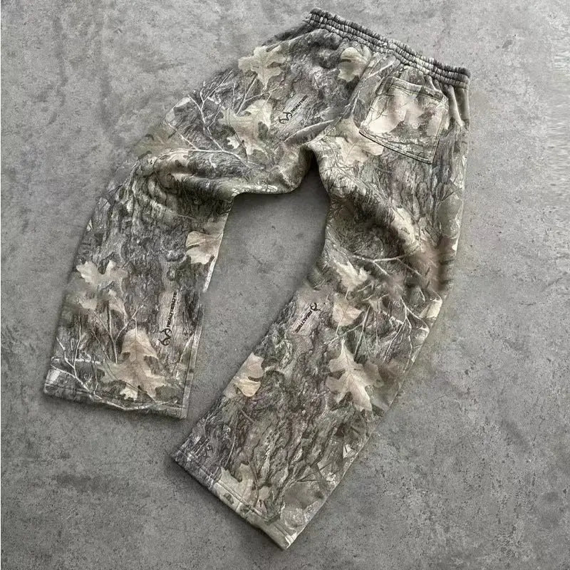 Leaves Camouflage 3D Printed Sweatpants Trails & Tactics