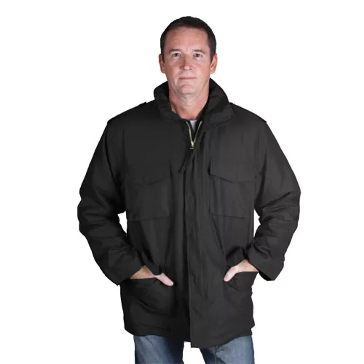 M65 Field Jacket With Liner - Black - 4XL Fox Outdoor