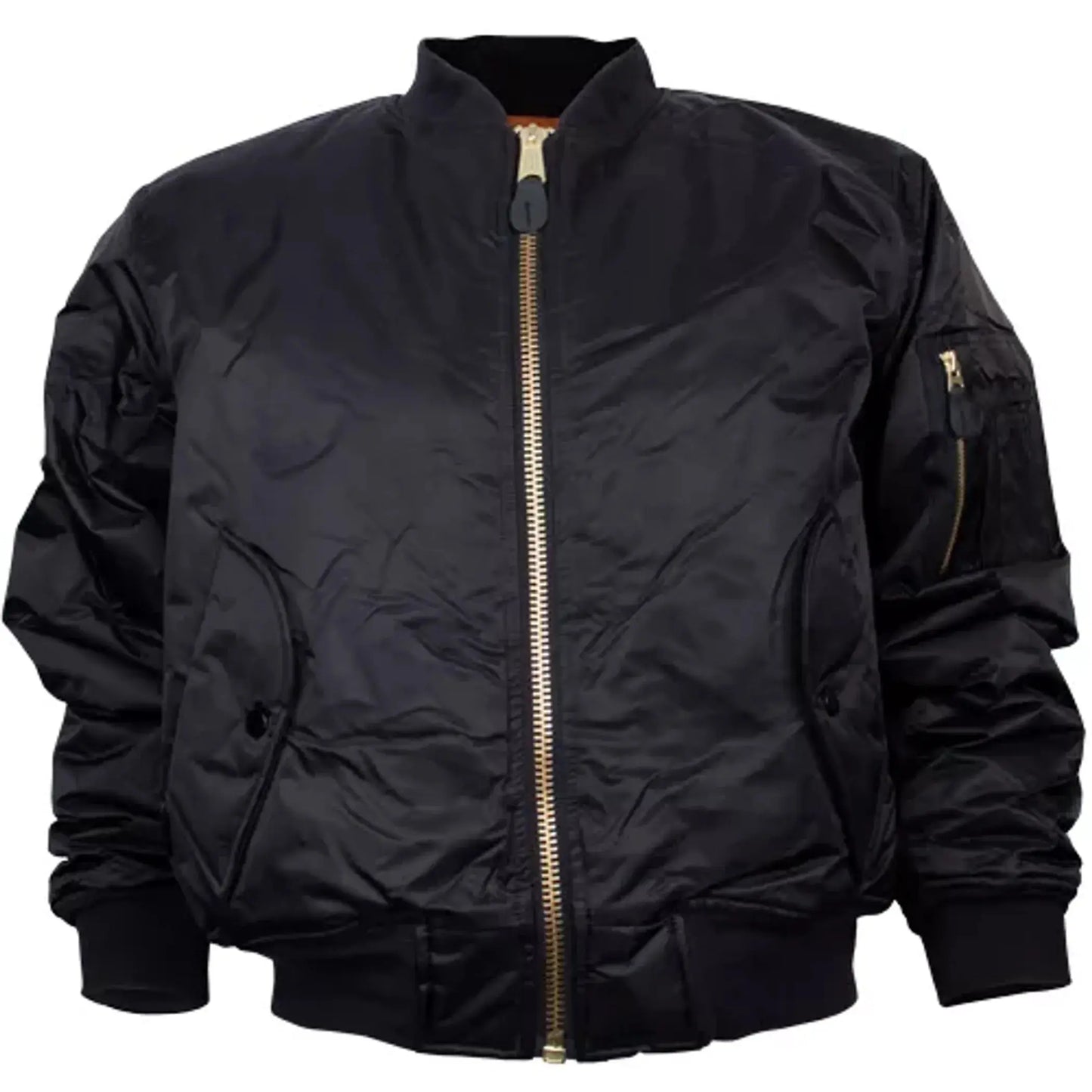 MA-1 Flight Jacket - Black - Small Fox Outdoor