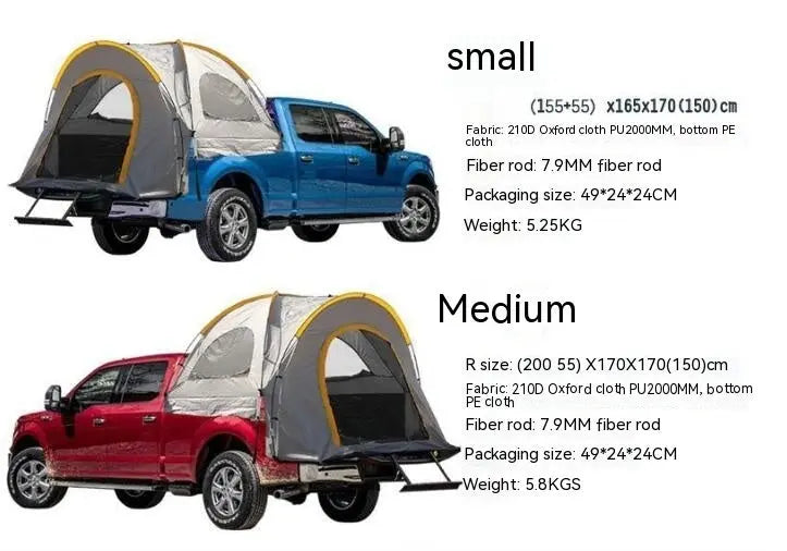 Multi-function Tent For Truck Box Trails & Tactics