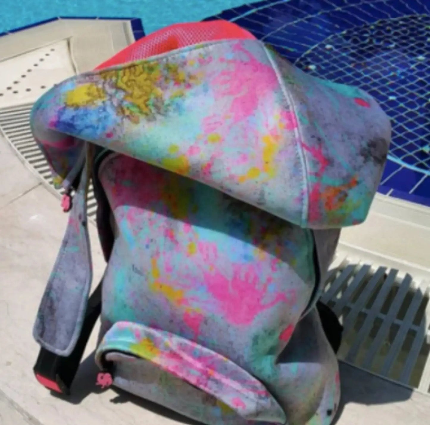 Print Basic - Hooded Backpack - Water-repellent Morikukko