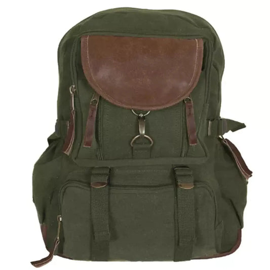 Retro Parisian City Daypack - Olive Drab Fox Outdoor