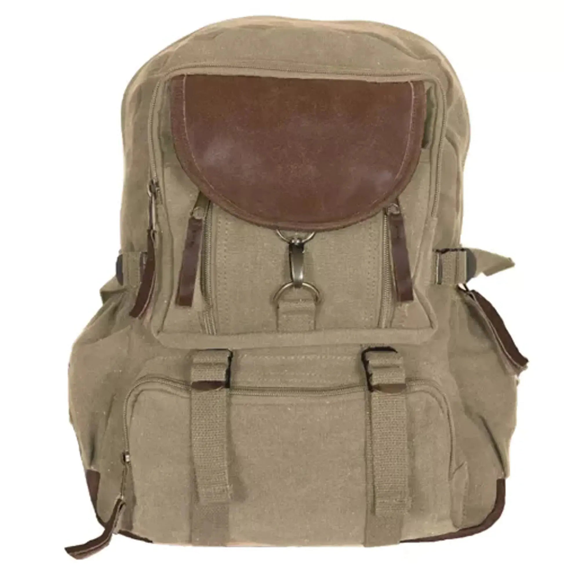 Retro Parisian City Daypack - Olive Drab Fox Outdoor